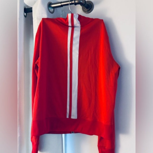 Nike Orange Jacket with White Zipper - Picture 7 of 9